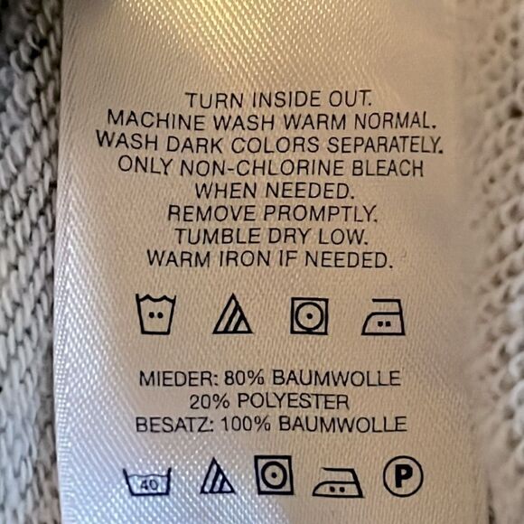 Mens’ Lands’ End Gray Sweatshirt Size S - Picture 5 of 5